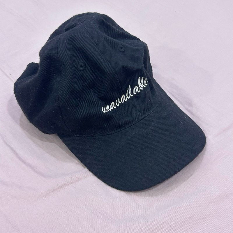 preloved topi wanita / preloved topi hitam