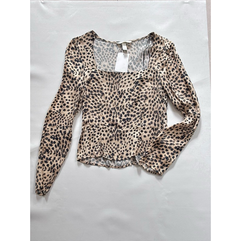 HnM - H&M blouse leopard