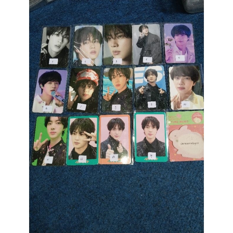[BACA DESK] READYSTOCK PHOTOCARD OFFICIAL BTS JIN SEOKJIN DICON 102