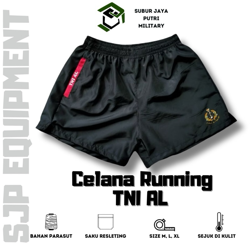 Celana running TNI AL / Celana Olahraga TNI Parasit despo/ celana pendek TNI AL, Marinir, kopaska, d