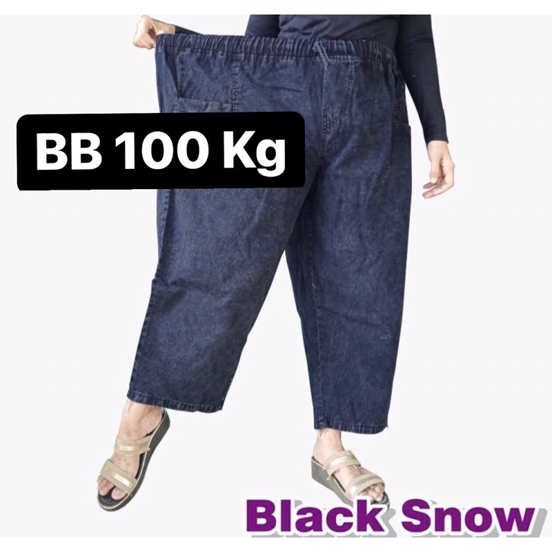 Celana Baggy Jeans Wanita Coiss Boyfriend Jeans Celana 7/9 Super Jumbo BB 100 Max