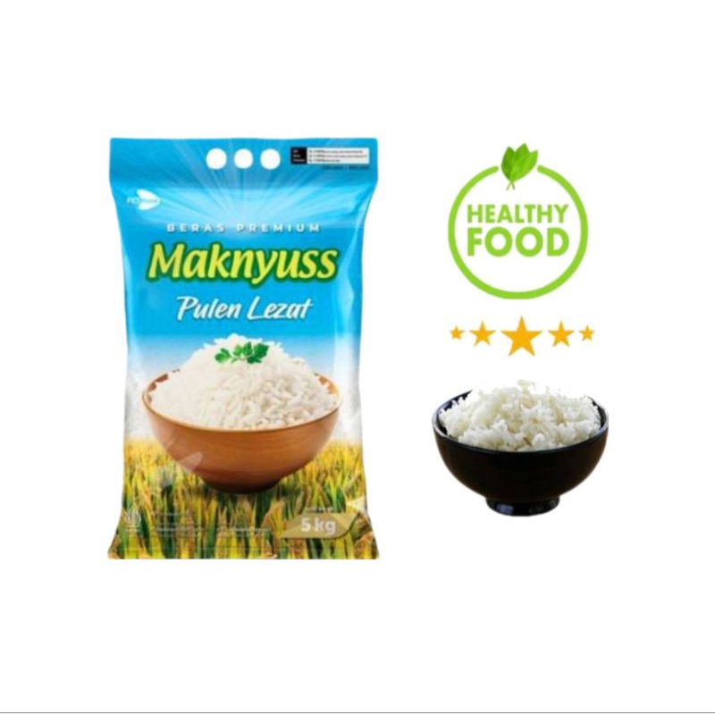 

Maknyuss Beras Premium Pulen Lezat 5kg