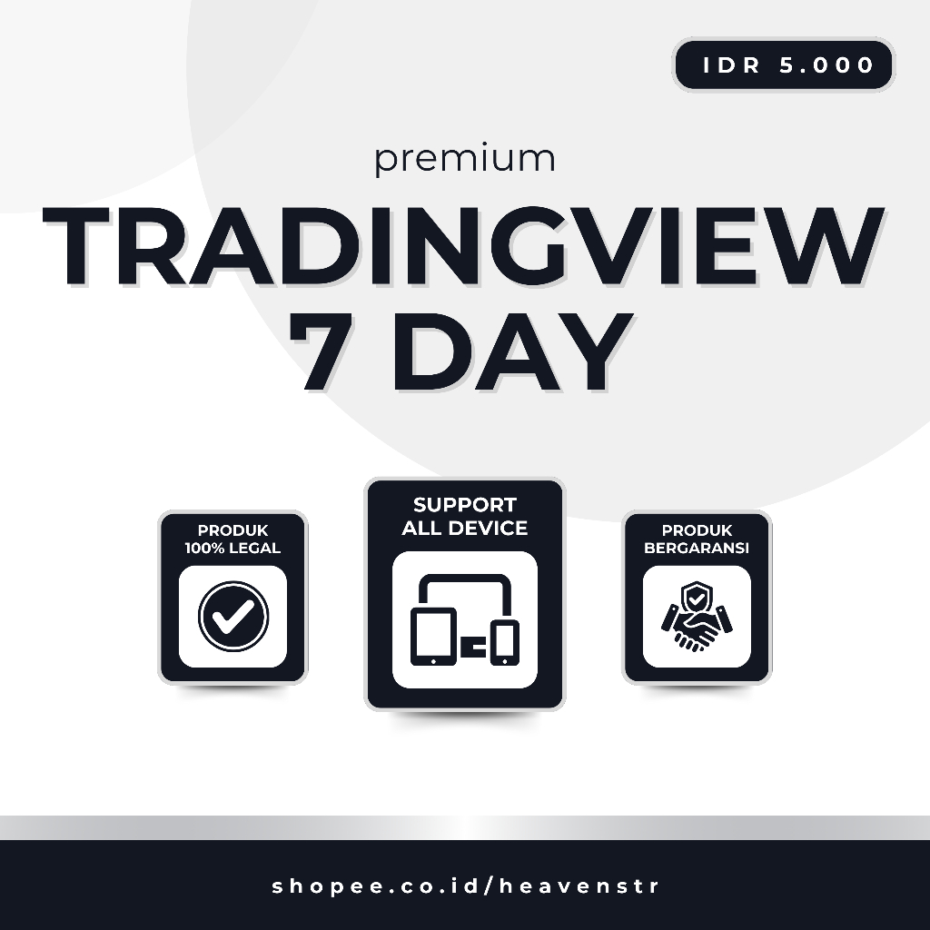 TRADING VIEW PREMIUM BERGARANSI