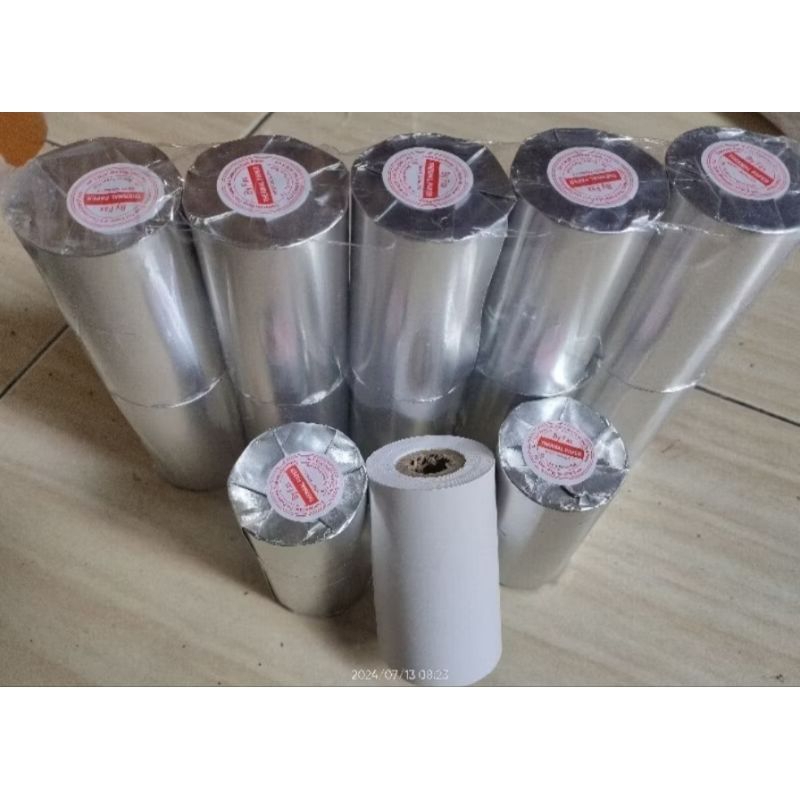 

kertas kasir thermal EDC bluetooth 80×48mm paket hemat 1Roll