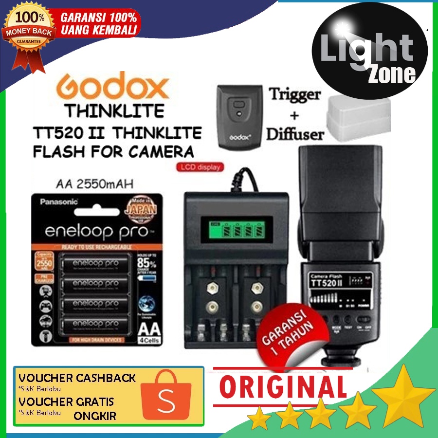 GODOX TT520 II TT520II TT 520 II FLASH KAMERA