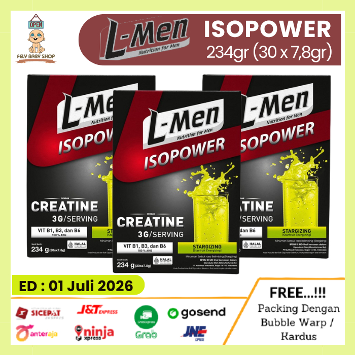 

L Men Isopower Stargizing With Creatine Vitamin B 234gr Isi 30 Sachet