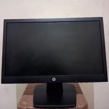 MONITOR LED HP V193b 19Inch LENGKAP KABEL LIKENEW
