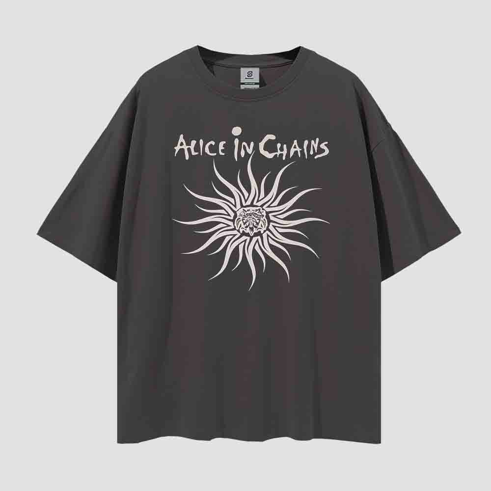 Alice In Chains Vintage Style Oversize Tee