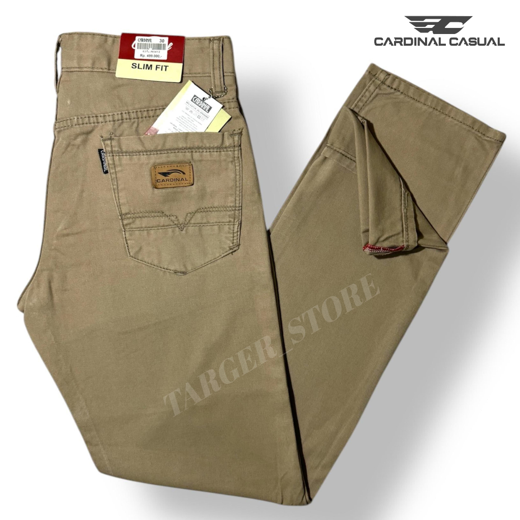CELANA KATUN CARDINAL PANJANG PRIA//CELANA CARDINAL CASUAL PRIA ORIGINAL//BAHAN TEBAL100% IMPORT