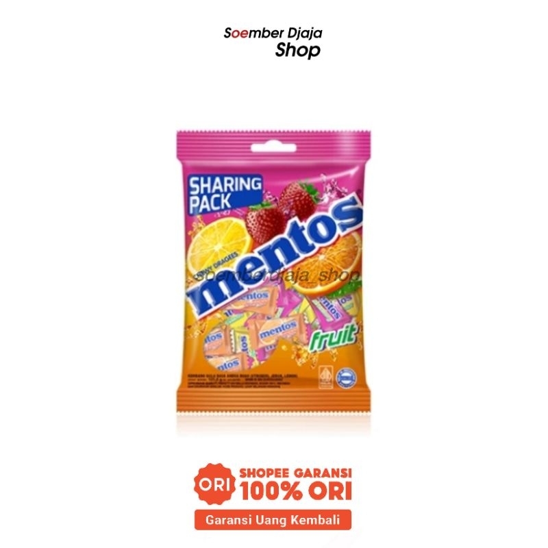 

Mentos Chewy Dragees Fruit Pack 135gr. (50×2,7gr.)