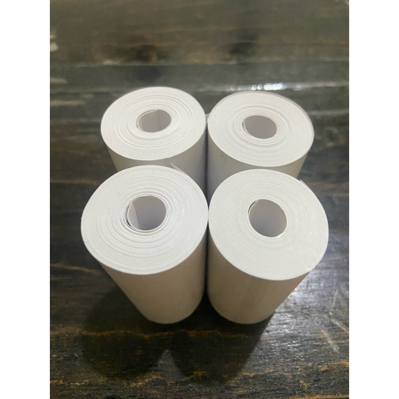 

paket thermal 4 roll/pcs (polos) ukuran 57x30/58x30
