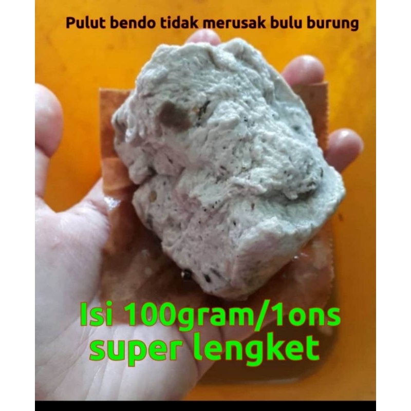 Pulut pikat burung bendo asli sumbawa pulut burung bungkus cup