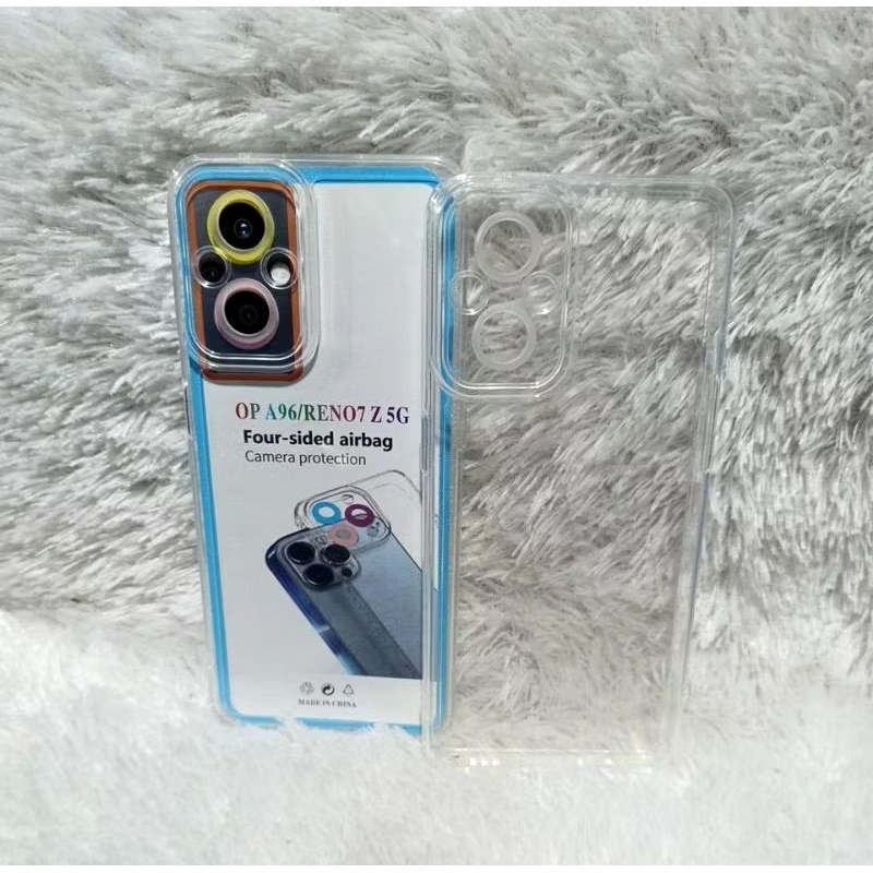 CASING SOFT CASE CLEAR SPACE TPU OPPO RENO 7Z 5G OPPO A96 5G SILICON FULL COVER