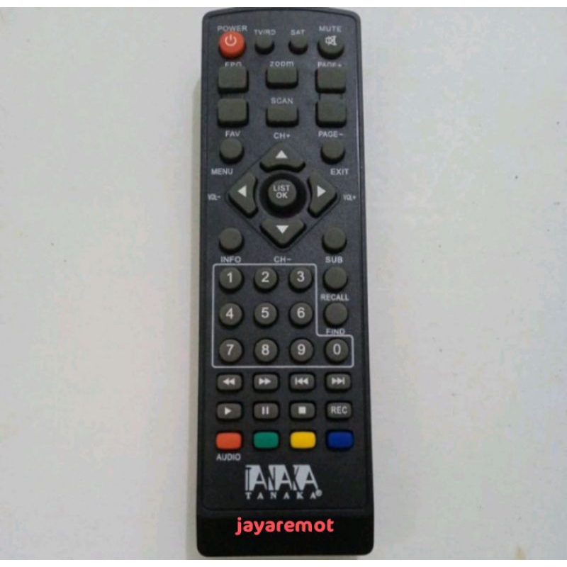 REMOT STB TANAKA SET TOP BOX REMOT TV