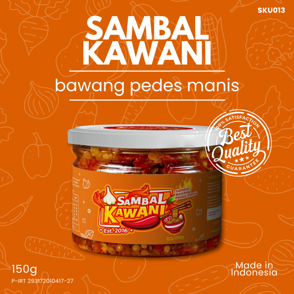 

SAMBAL BAWANG PEDAS MANIS KAWANI 150gr
