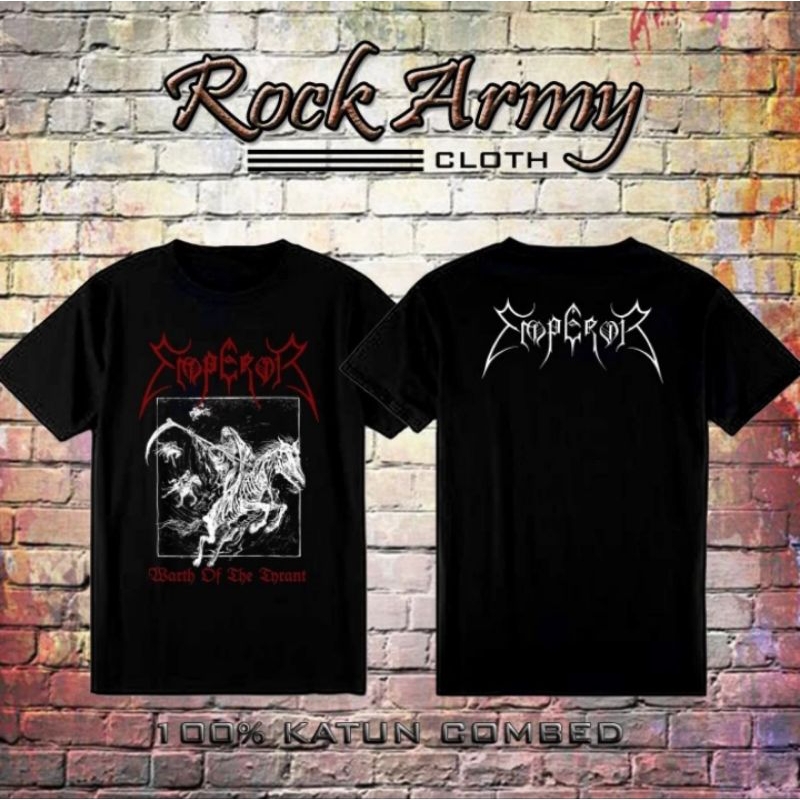 KAOS BAND METAL | T-SHIRT BAND KLASIK ROCK | PUNK | POP | GRUNGE | PRIA | EMPEROR