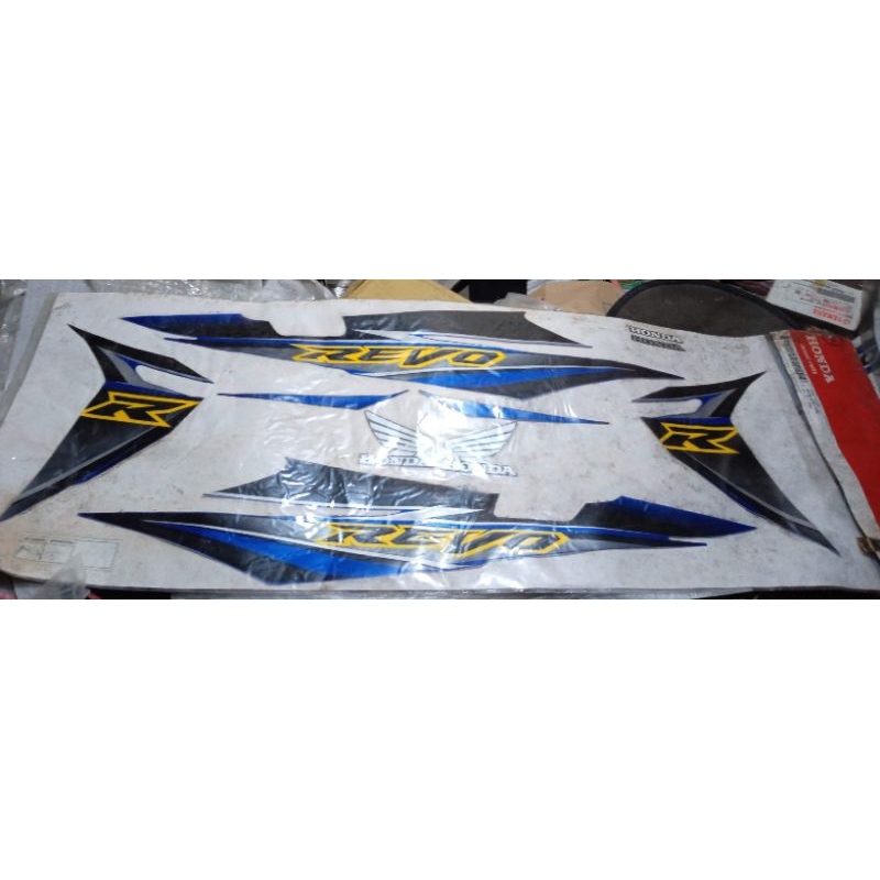 871x0 kwy 710 zd original AHM Astra Honda motor stripe type 4 sp bl mt striping stiker box cover bod