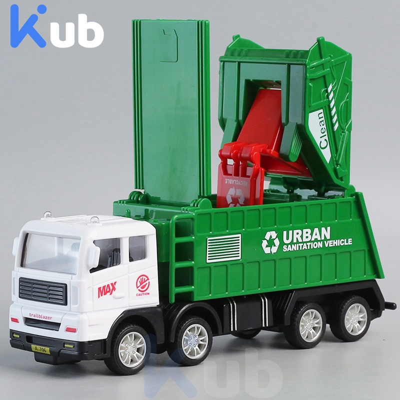 

Kubaby Mobil Mainan Truk Sampah Diecast Mobil Hadiah Anak-anak Diecast Mobil
