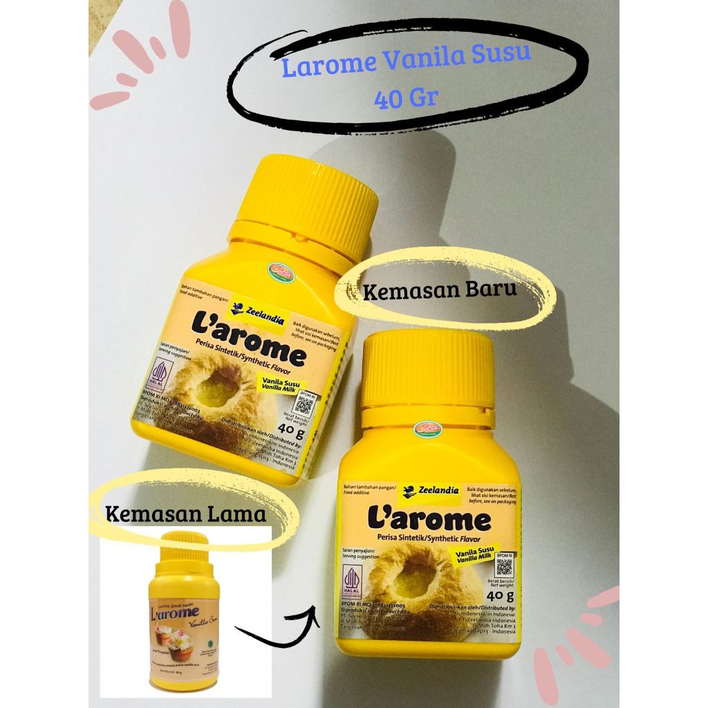 

LAROME VANILA SUSU 40 GR