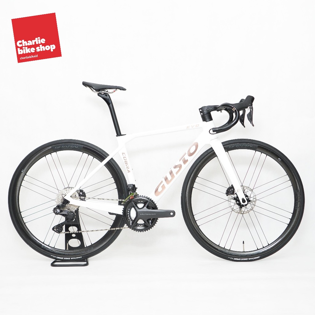 GUSTO COBRA EVO DB PRO LEGEND Shimano Ultegra Di2 12 Speed - Sepeda Full Bike All-Round