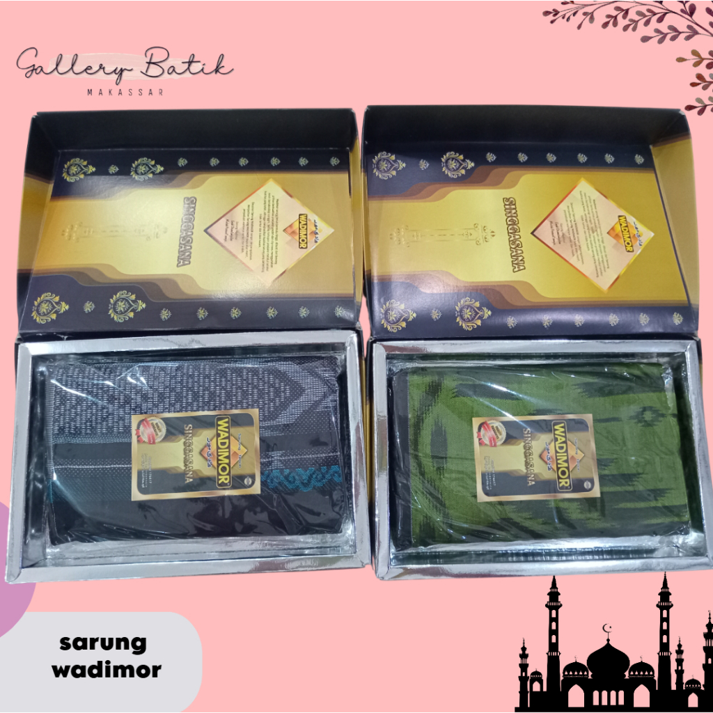 SARUNG WADIMOR SINGGASANA MAKASSAR ORI [Gallery Batik Makassar]]