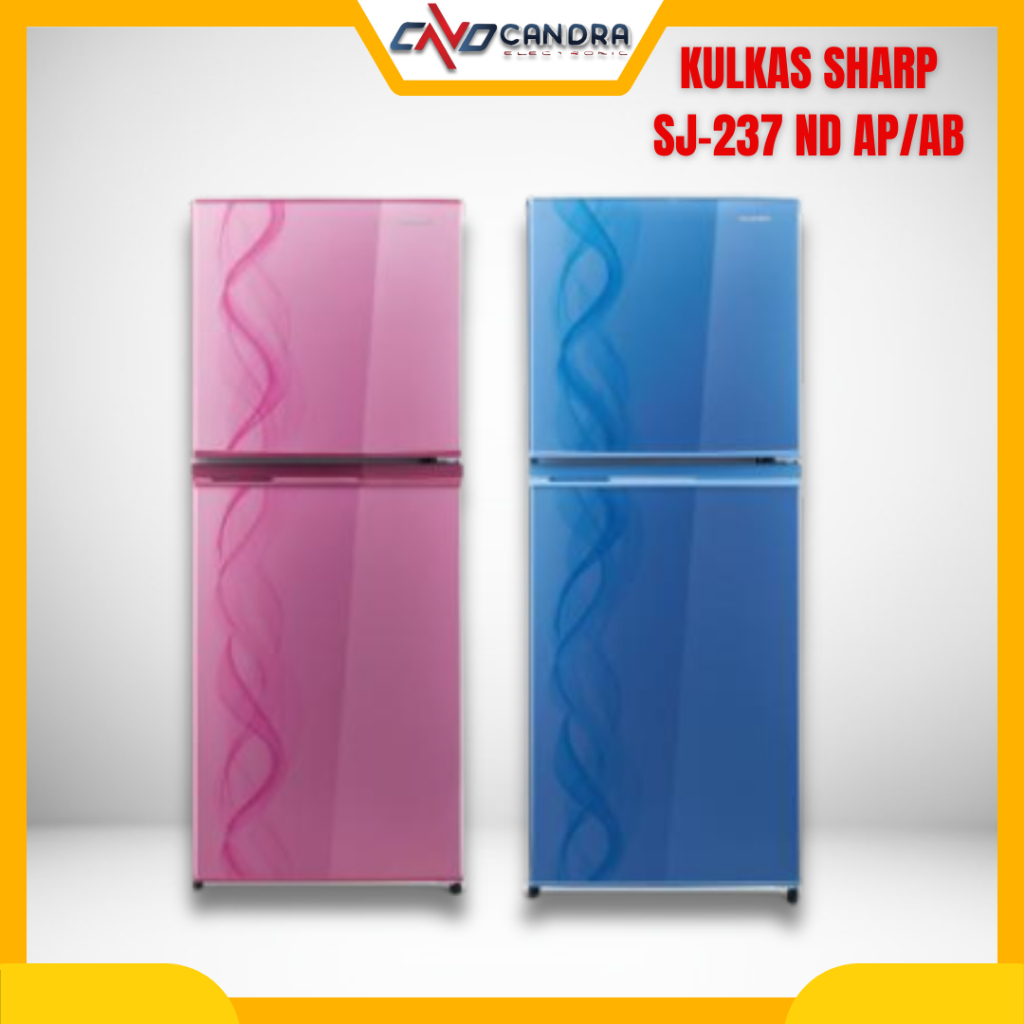Kulkas Dua Pintu Sharp SJ 237ND/Kulkas Sharp 2 Pintu