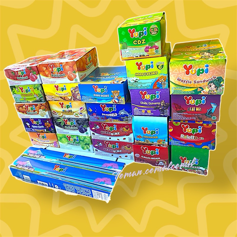 

YUPI Jelly Gummy BOX isi 12pcs & 24pcs