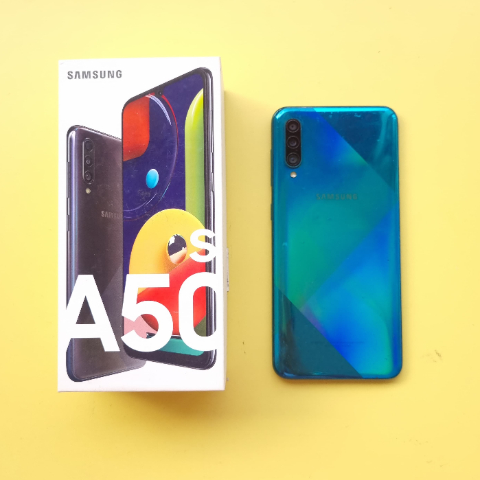 Samsung A50S 4/64gb ex Garansi resmi second hp bekas murah