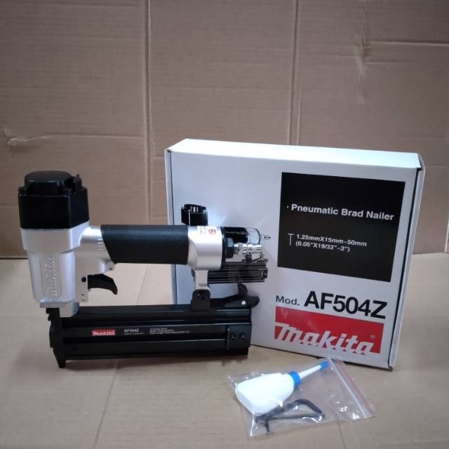 

MAKITA AF504Z AIR STAPLES ALAT PAKU TEMBAK I ANGIN AIR NAILER AF 504 Z