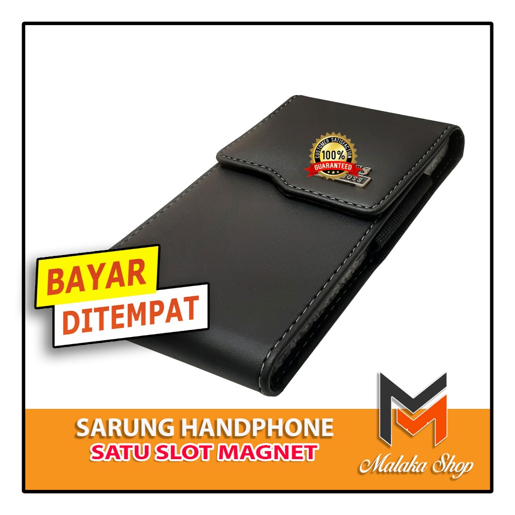 Ready Stock Dompet Hp Pinggang Kulit Sarung Hp Pinggang Pria Satu Dan Dua Slot Ukuran 7 Inci Kopel