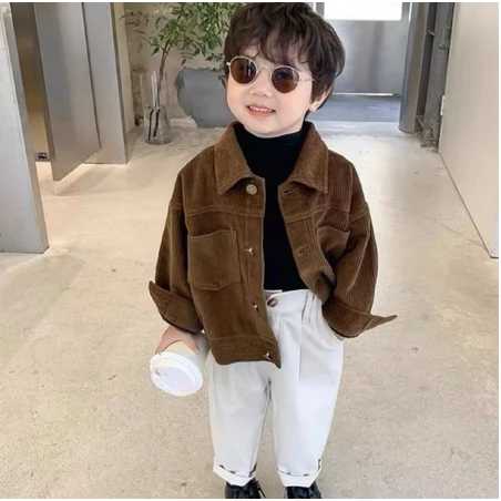 JAKET ANAK CORDUROY UNISEX CEWEK - COWOK 1 - 12TH FASHION KIDS JAKET CORDU