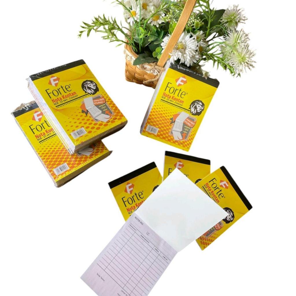 

FORTE NOTA KONTAN 2 PLY - 1 PACK 10 BUKU ( Isi 50 Lembar )