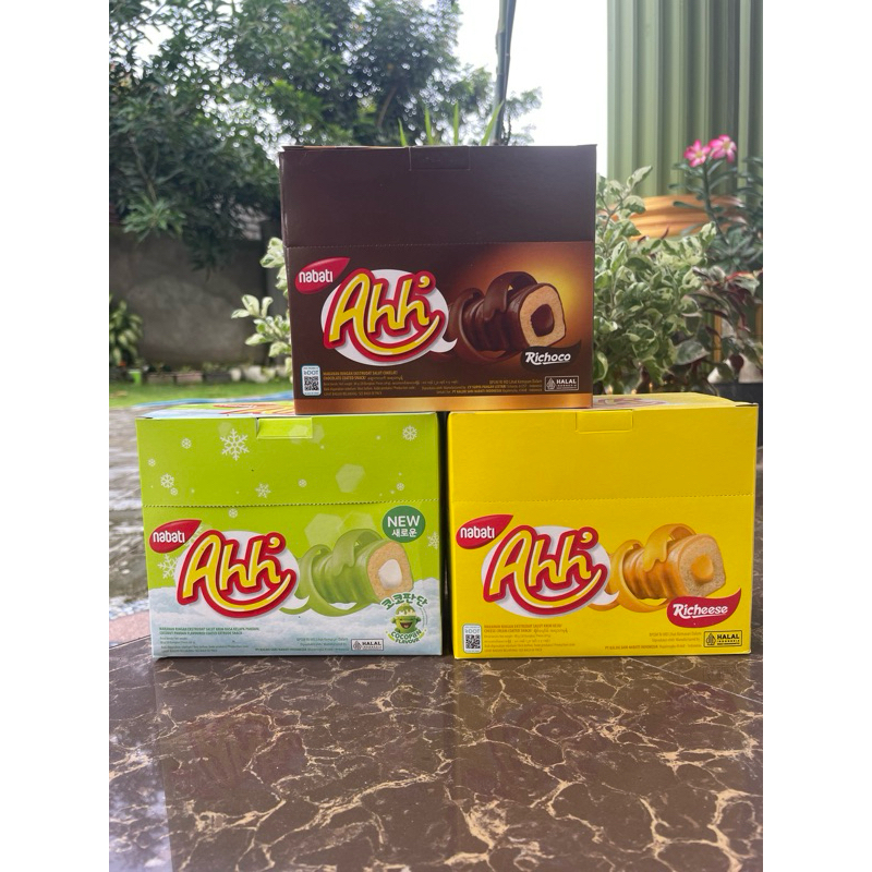 

NABATI AHH BOX ISI 20pcs keju Coklat pandan