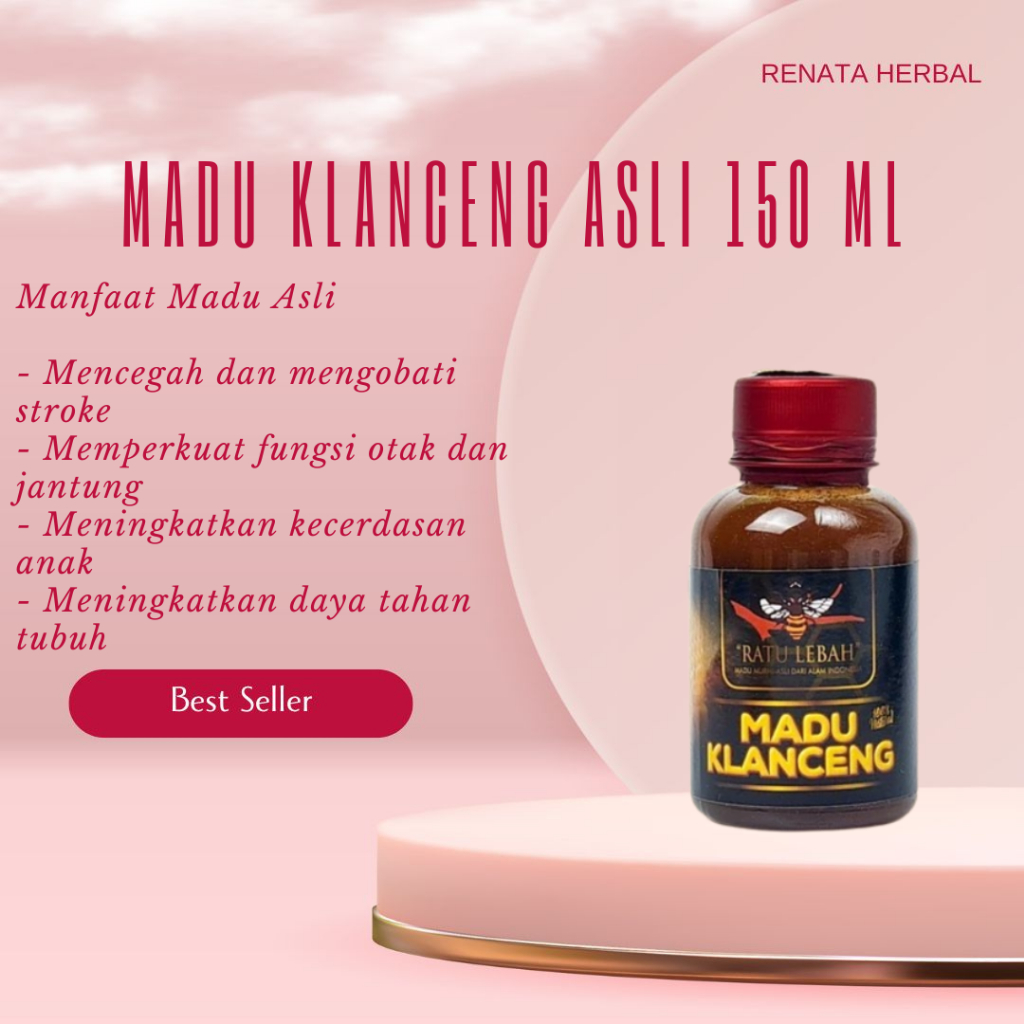 

Original Madu Klanceng Asli 150 ML Ratu Lebah