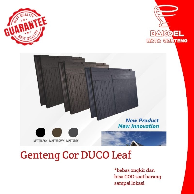 Genteng Beton/Cor Duco Leaf | Ready stock & Free ongkir