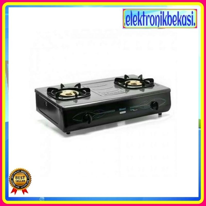 KOMPOR GAS RINNAI 712 TG / KOMPOR GAS RINNAI 2 TUNGKU / RINNAI RI 712 TG