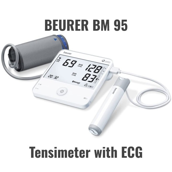 Tensimeter Digital Beurer BM 95 dengan EKG, Monitor Tekanan Darah Lengan Atas
