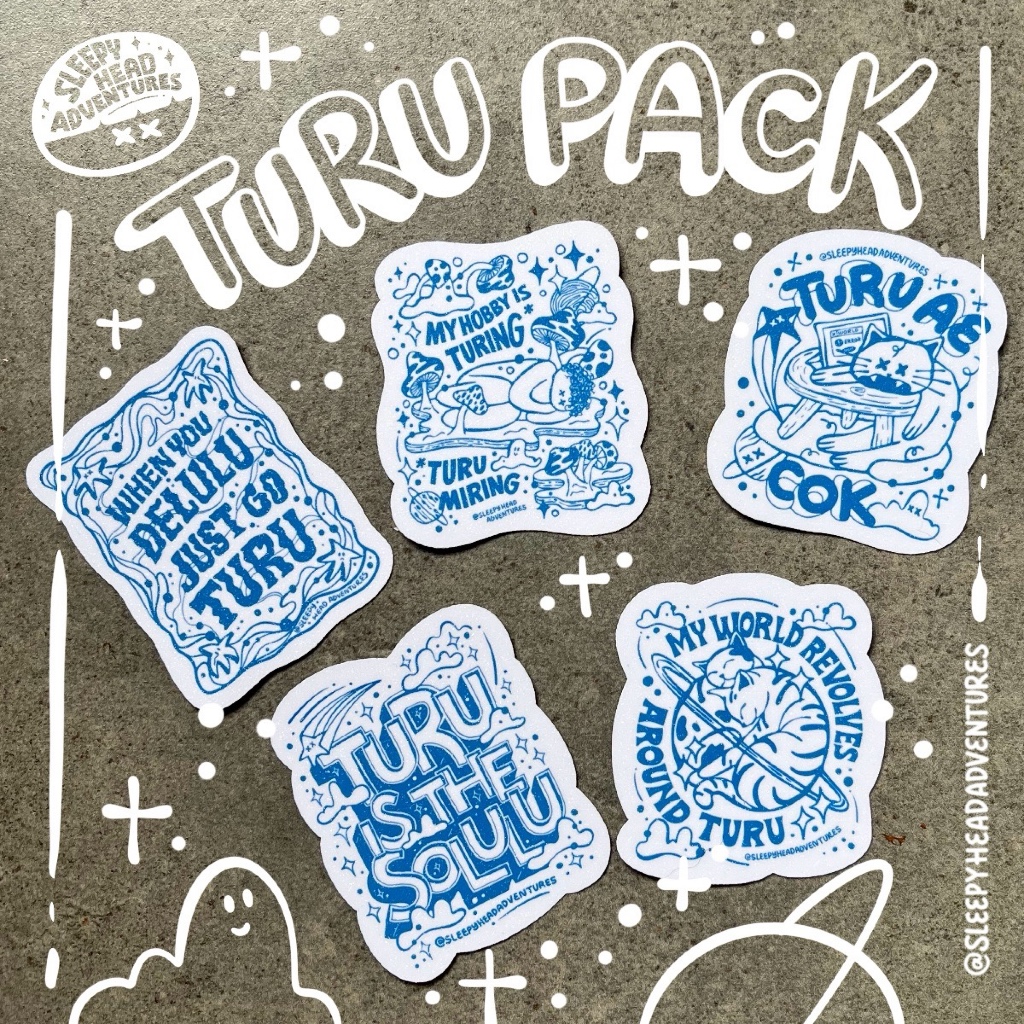 

Sticker Die-Cut Vol 024-028 Turu Pack