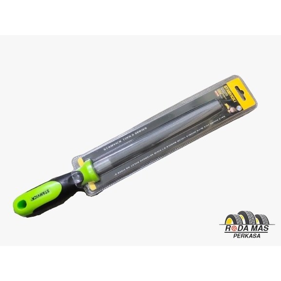 RMP - SUNFLEX Kikir Besi Setengah Lingkaran 12" Kasar USA Setengah Bulat