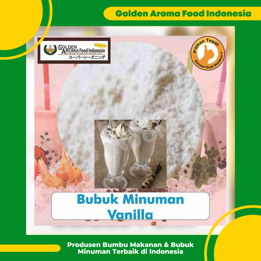 

Bubuk Minuman Vanilla 1 Kg Vanila Vanilla Drinking Powder Enak Murah Halal Aman Terbaik GAFI
