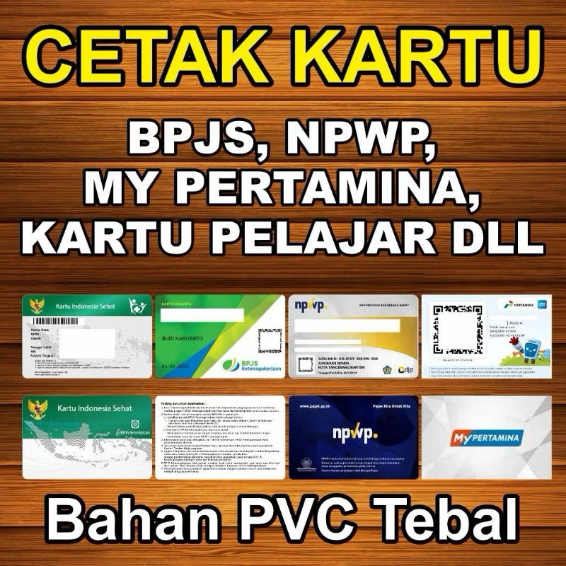 

Jasa Cetak kartu PVC