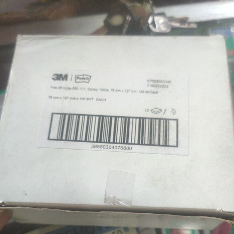 

Ay00! Post it 3M 655 76mm x 127mm 1 Box (12pak)