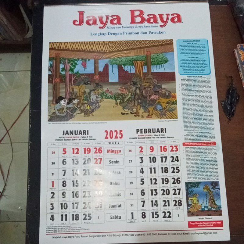 

kalender jaya baya 2025