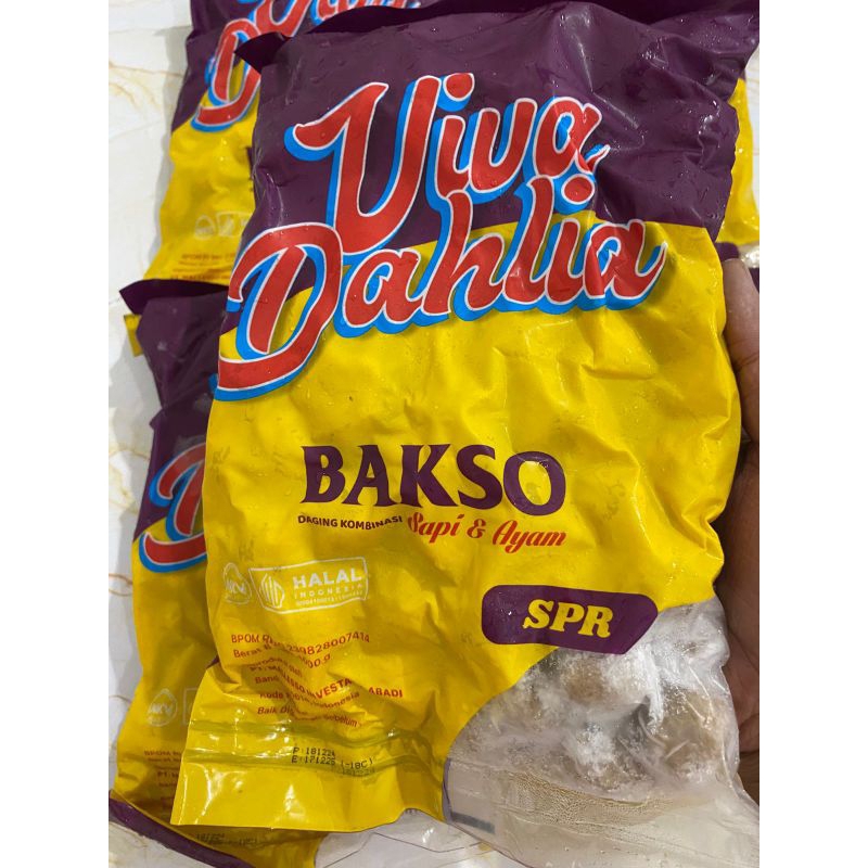 

bakso ayam sapi kombinasi Viva Dahlia 1kg