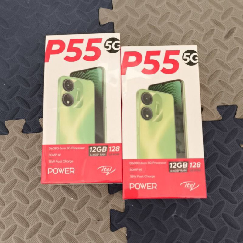ITEL P55 6/128GB 5G Garansi Resmi