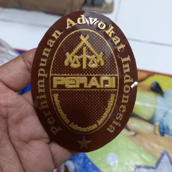 

Stiker Peradi embos (ovale)