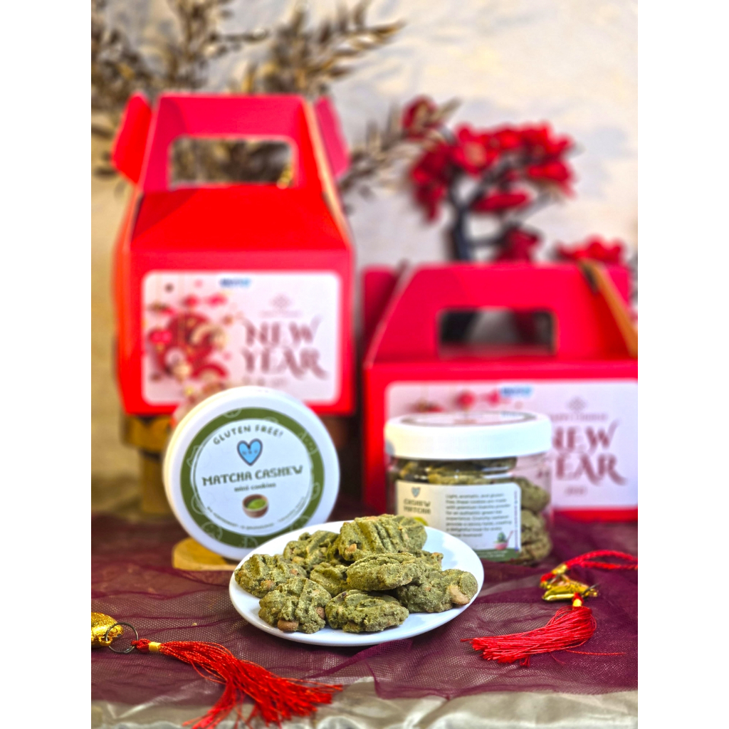 

Cashew Matcha Mini Cookies Gluten Free Premium Kue Kering Classic Kukis Kuker