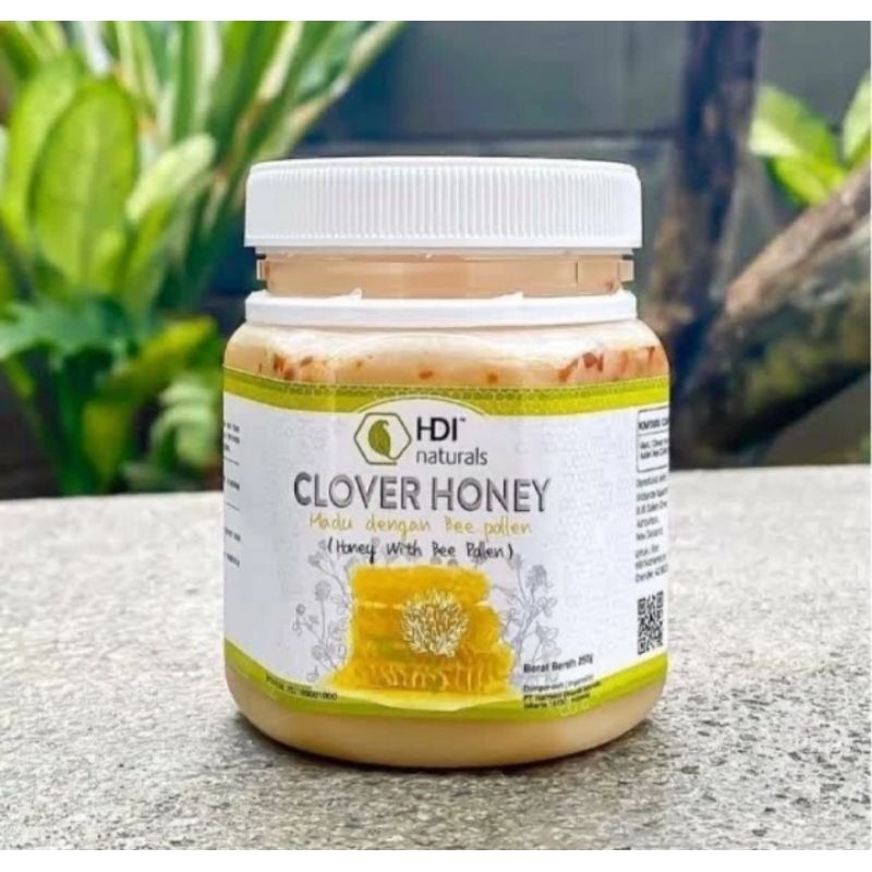 

clover honey 250gr exp 2028 free sendok kayu