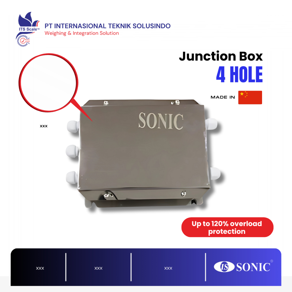 Junction Box 4 Hole/Junction Box Timbangan 4 Hole/Junction Box Loadcel