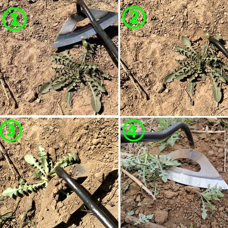 GIA 35CM Cangkul Kecil Berkebun Besi Pacul Kecil Untuk Tanah Cangkul Kecil Baja Asli Cangkul Baja